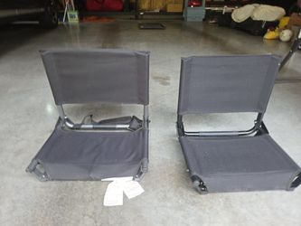 2 stadium chairs
