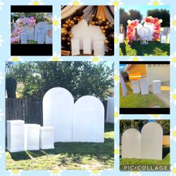 Backdrops And Pedestals