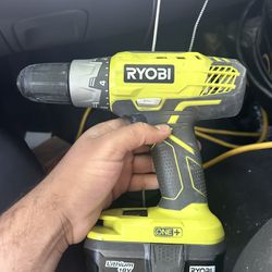 Ryobi Drill With Battery 