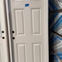 Exterior Door $200 32x80 6 Panels With Frame 