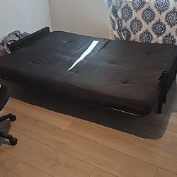 Black Futon Bed - New