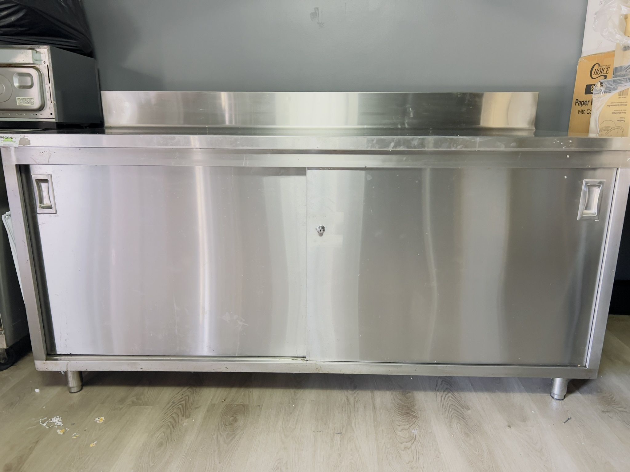 Stainless Steel Sliding Door Table 