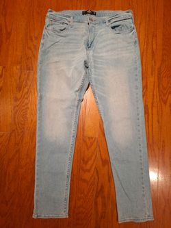 Hollister Light Wash Taper Jeans
