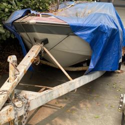 Boat and trailer