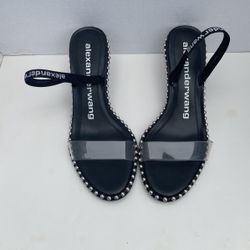 Alexanderwang Sz 39 Mid High Heel Open Toes And Ankles! 