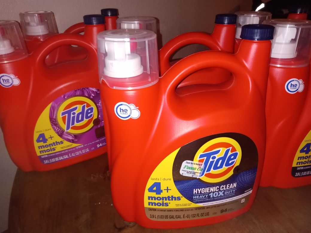 Tide Detergent For 15 Or 2 For $25