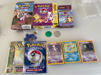 Pokemon theme decks opened for trade