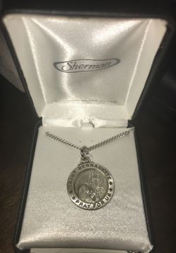 St. Bernadette sterling medal