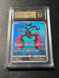 Galarian Moltres CGC Pristine 10 Japanese Holo Art Rare