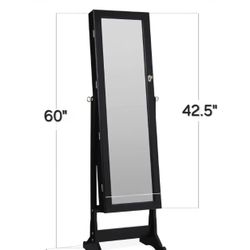 Jewelry Cabinet With Full Length Mirror