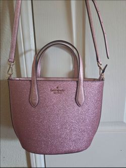 Stunning Kate Spade Pink Glitter Crossbody Bag