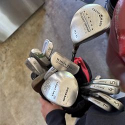 Golf Club Lot + Bag Adamsgolf, White Hot Odyssey, Warrior, Armour 