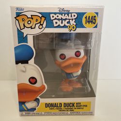 1445 Donald Duck w/Heart Eyes Funko Pop 90th Anniversary Disney NIB