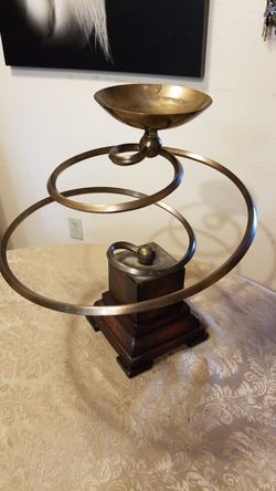Vintage spiral candle holder