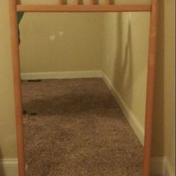 Wooden Bedroom Mirror