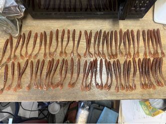 Plastic leech worms