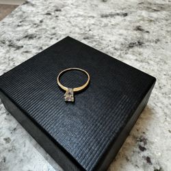 Diamond Gold Ring .5 Carat 