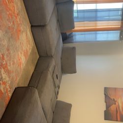 Gray Sectional 