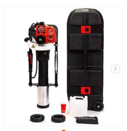 Used Gas T-Post Driver, 2-Stroke High-Impact Fence Post Hammer with Toolkit and Storage Case (EPA Certified)
