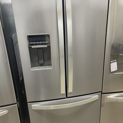 Whirlpool 30-inch Wide French Door Refrigerator - 20 cu. ft.-Stainless Steel