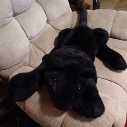 Large Black Jaguar Stuffed Animal