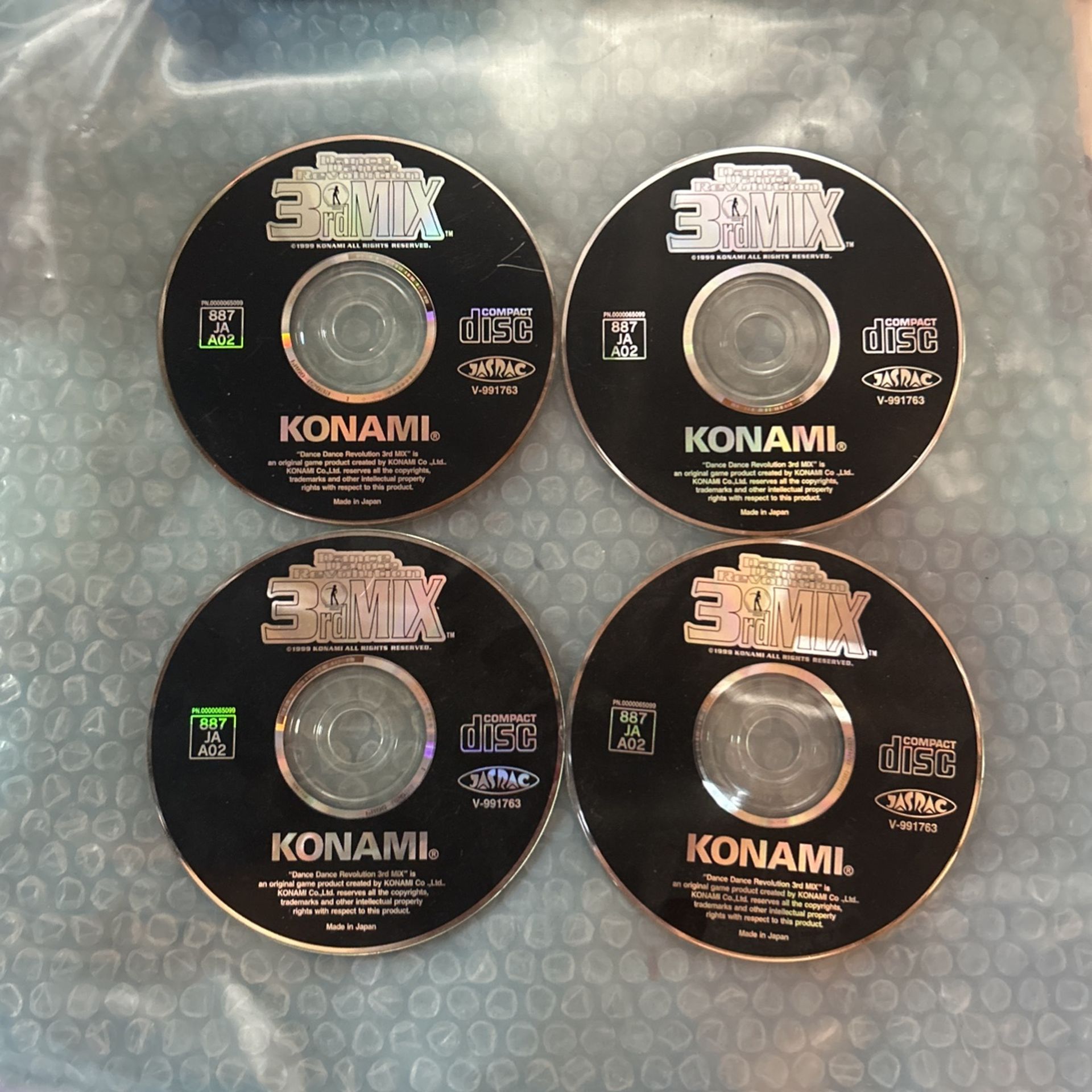 Konami Dance Dance Revolution 3rd Mix Arcade Video Game CD