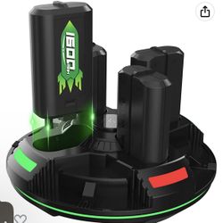 Rechargeable Xbox One Battery Charger Station With 4x Battery Pack 