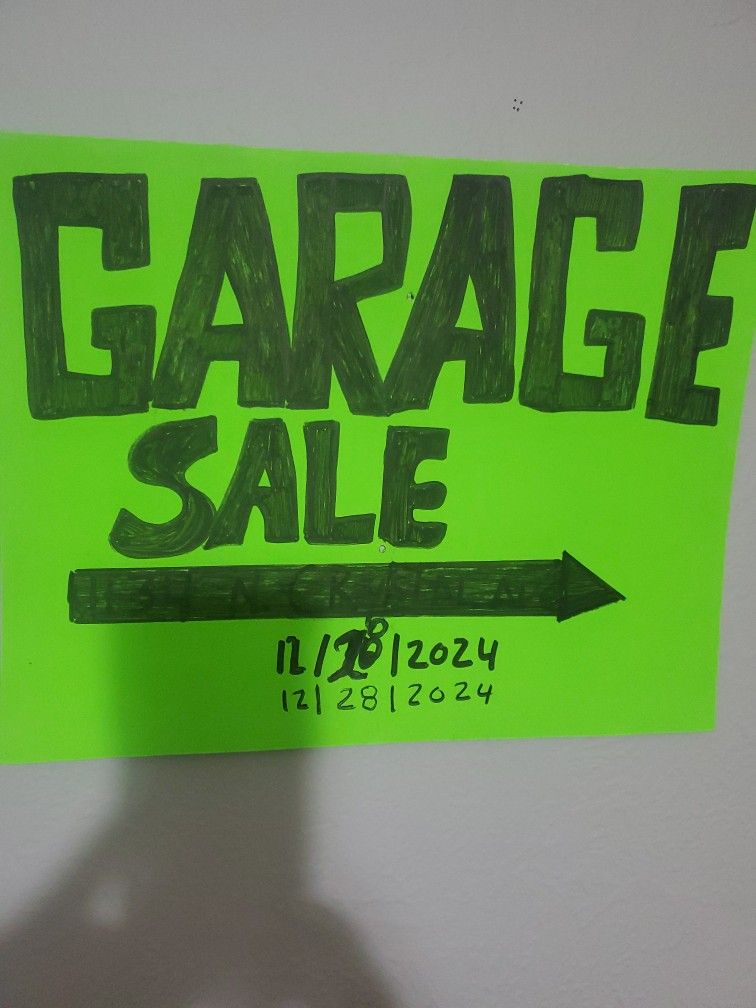 GARAGE SALE