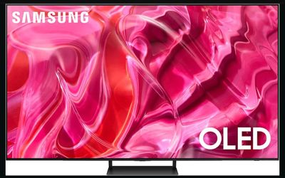 SAMSUNG 65-Inch Class OLED 4K S90C Series Quantum HDR, Dolby Atmos Object Tracking Sound Lite, Ultra Thin, Q-Symphony 3.0, Gaming Hub, Smart TV with A