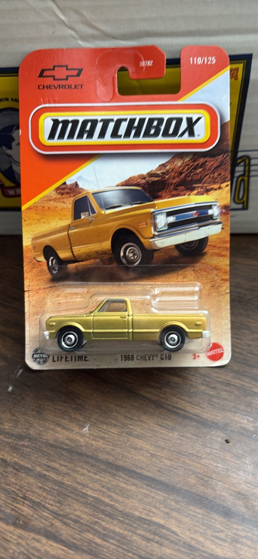2025 Matchbox #110 1968 Chevy® C10 MEDIUM GOLD