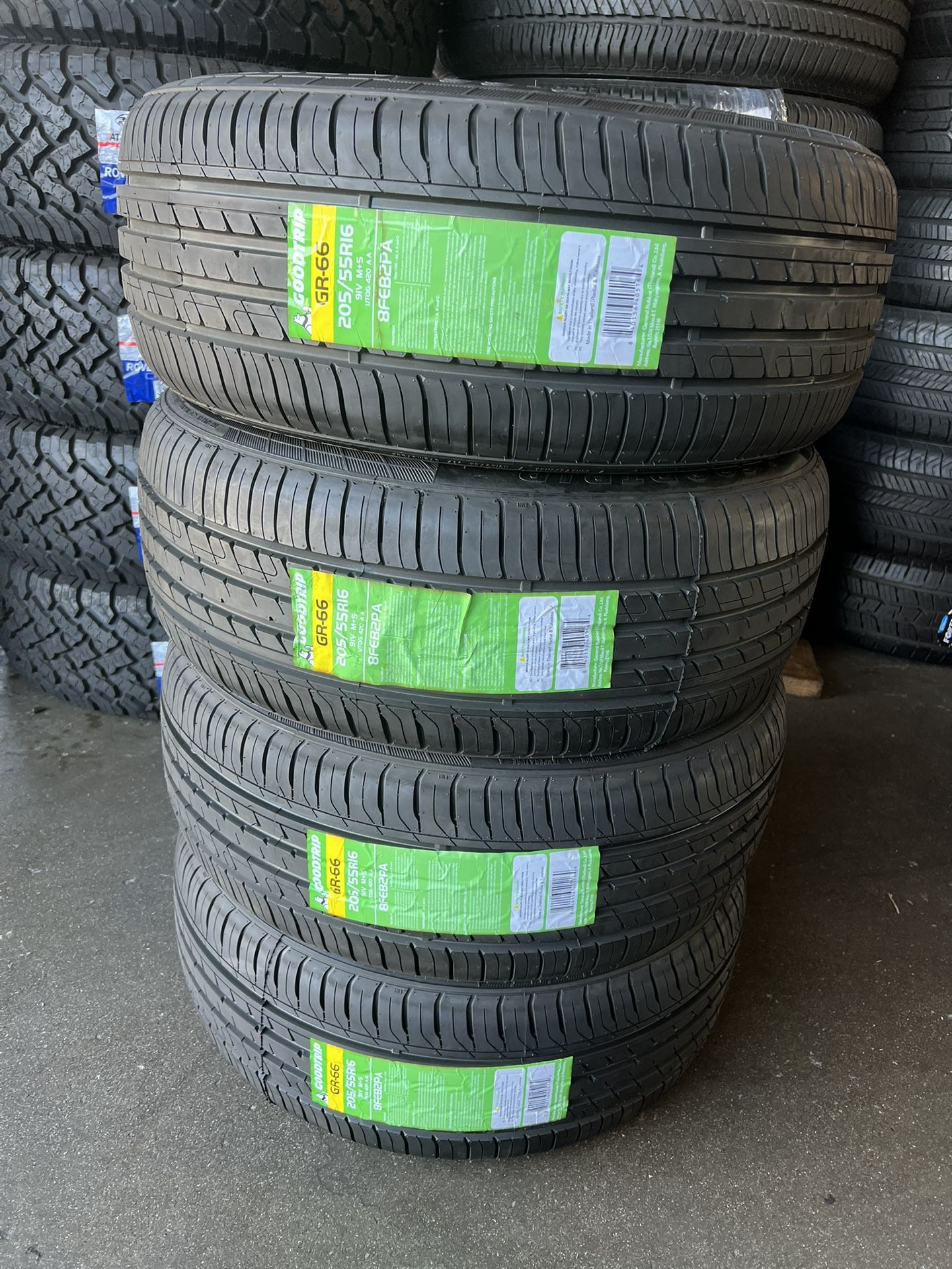 205/55/16 New Tires Set Of 4 Goodtrip Installed And Balanced Set De 4 Llantas Nuevas Instaladas Y Balanceadas