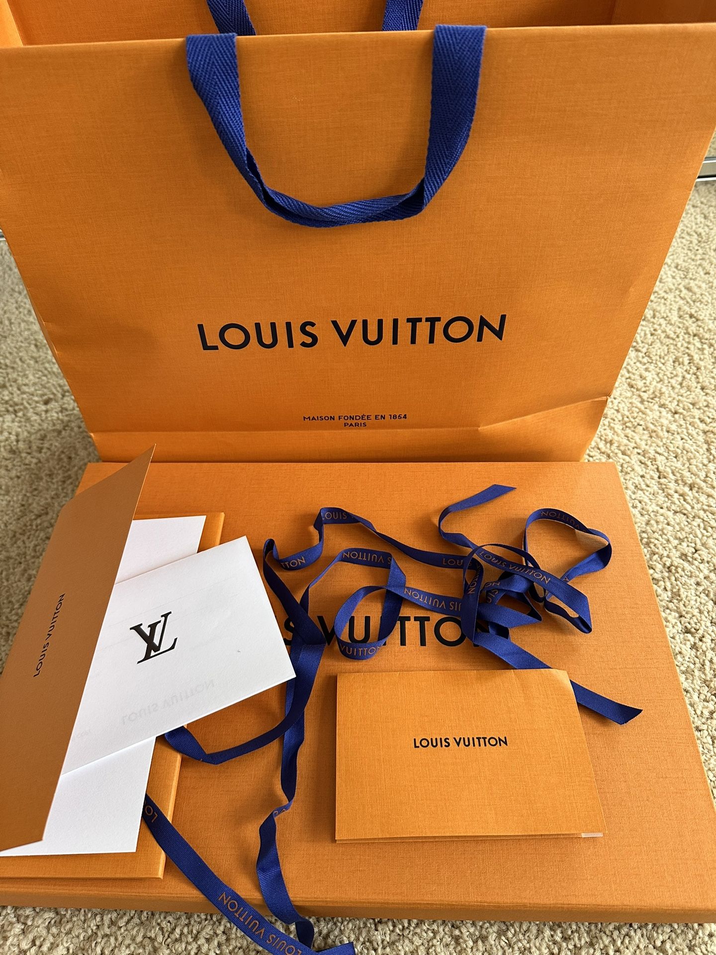 Louis Vuitton/ Saint Laurent boxes and Bags