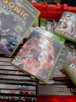 Xbox 360 games...