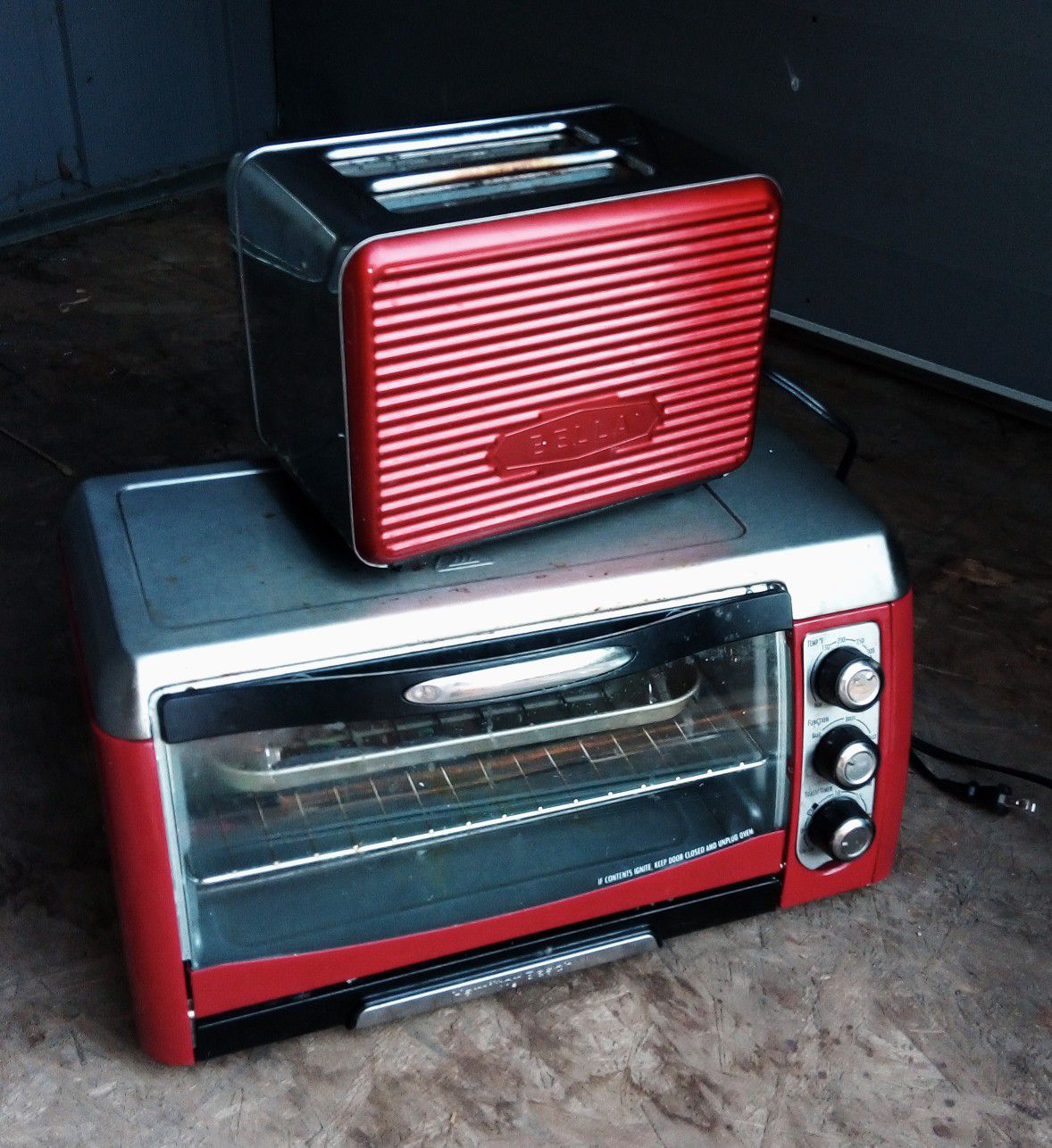 Red Kitchen Appliances 🍎