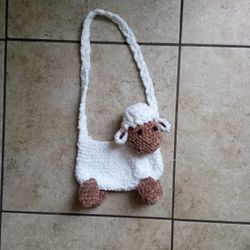Crocheted Sheep Bag