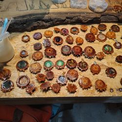 Hand Made Knob Cone Pins & Pendants 