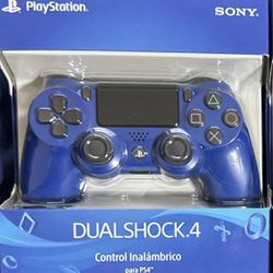 New PS4 DualShock Controller PlayStation 4 Sealed Blue