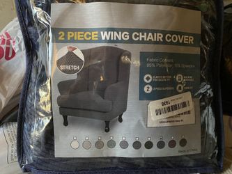Wing chair cover