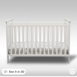 White crib