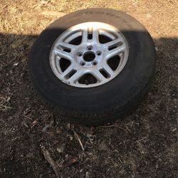 Ford explorer wheels and tires a set of four 225/75/16