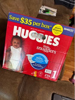 Brand new Huggies diapers little snugglers 1/14 pound