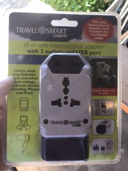 Travel smart electric converter and usb