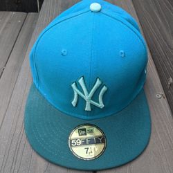 Teal MLB New York Yankees hat
