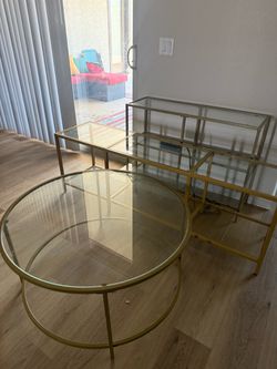 Tables and Entertainment Center