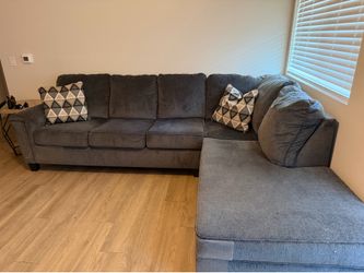 Ashley couch with right side chaise lounge