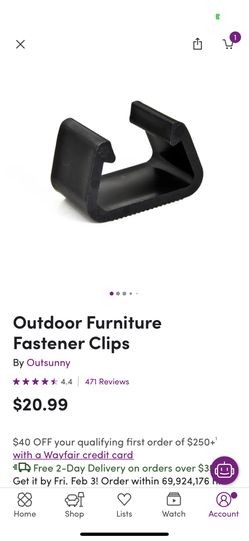 Furniture Fastener clips
