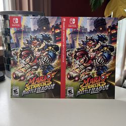 Mario Strikers Battle League Nintendo Switch ‘For Display Only’ Case Artwork