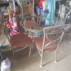 Base & 4 Chairs