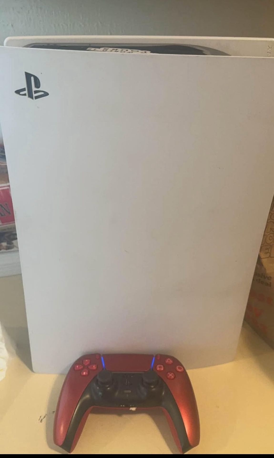 Ps5 Disc With New Controller And Spare Controller