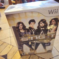 NEW Wii Disney Sing It Party Hits Video Game with Microphone - Brand New Sealed